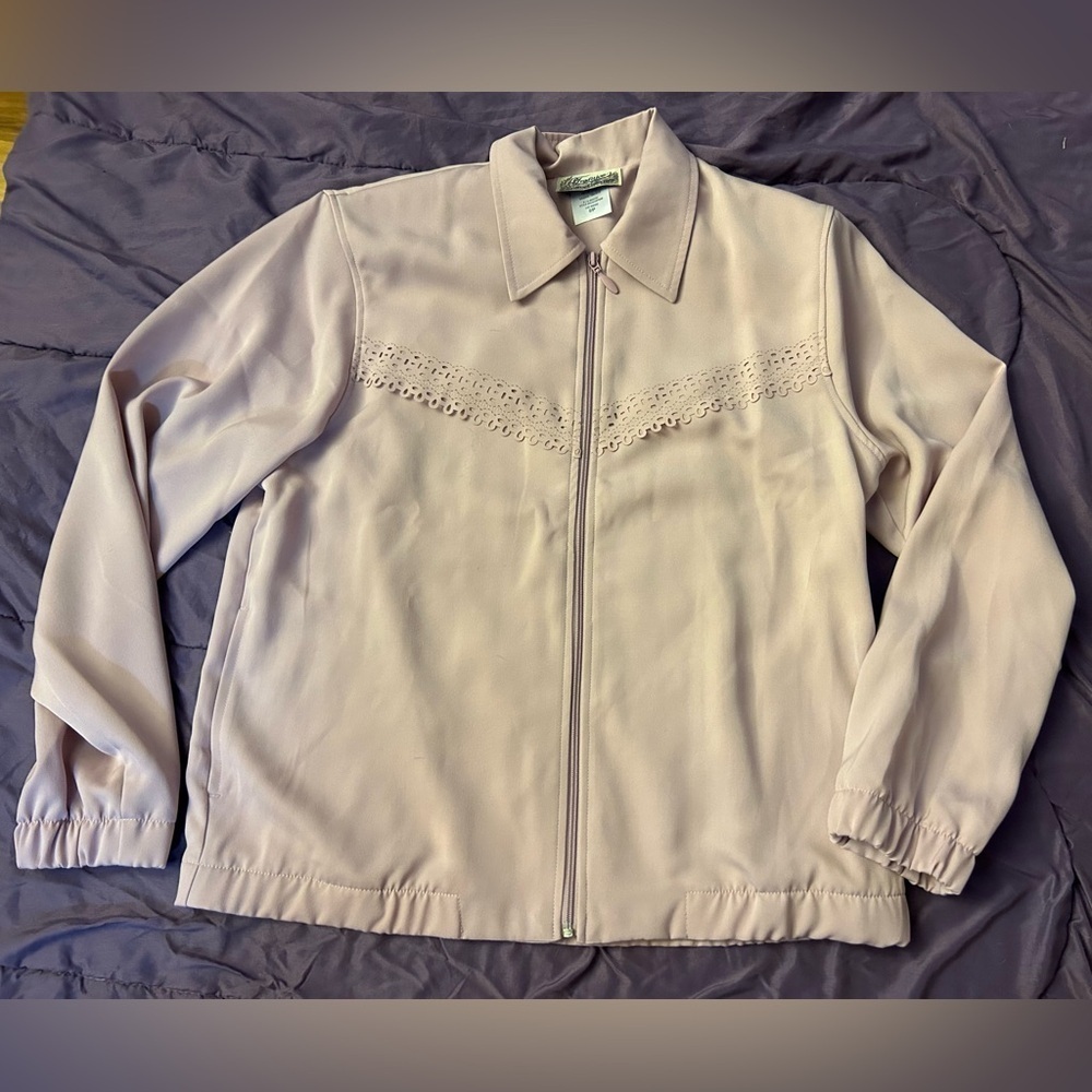 Light pink vintage track suit by Tradition size 8 matching pants and jacket - Picture 2 of 6